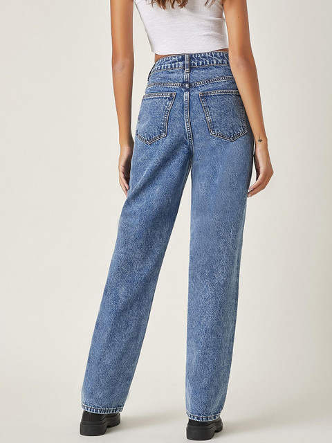 Kotty Women Pack of 2 Straight Fit High-Rise Stretchable Jeans - Image 4