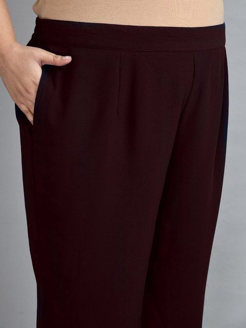 PrettyPlus by Desinoor.com Plus Size Embellished Tunic with Palazzos Set - Image 3