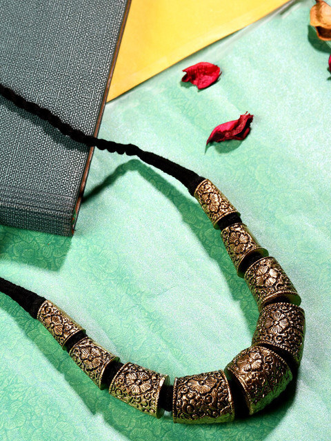 Bamboo Tree Jewels Statement Necklace