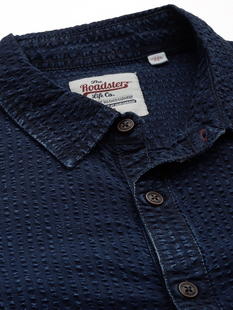The Roadster Life Co. Popcorn Texture Casual Shirt - Image 2