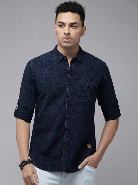 The Roadster Life Co. Popcorn Texture Casual Shirt - Image 4
