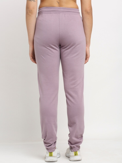 Club York Women Regular Fit Mid-Rise Cotton Joggers - Image 3