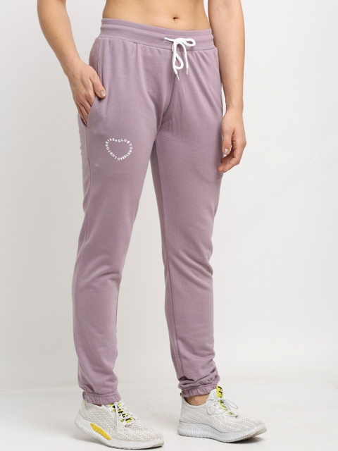 Club York Women Regular Fit Mid-Rise Cotton Joggers - Image 2