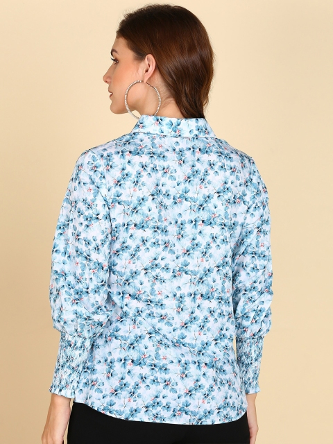 ZNX Clothing Classic Floral Opaque Printed Casual Shirt - Image 4