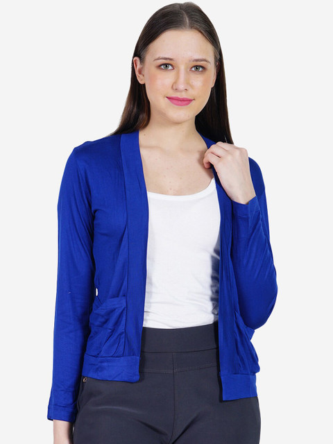 TEEMOODS Women Long Sleeves Open Front Shrug