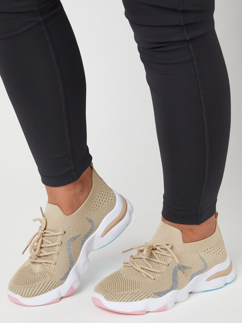 MOZAFIA Women Textile Running Non-Marking Lace-Ups Sports Shoes - Image 6