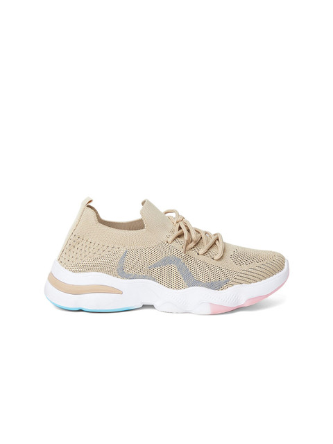 MOZAFIA Women Textile Running Non-Marking Lace-Ups Sports Shoes - Image 3