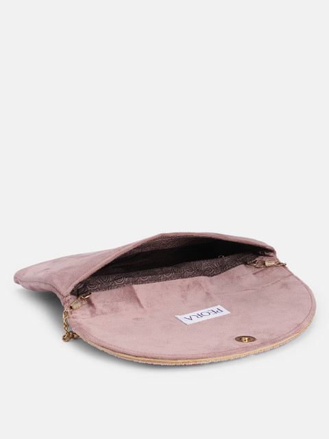 Peora Embroidered Embellished Purse Clutch - Image 5