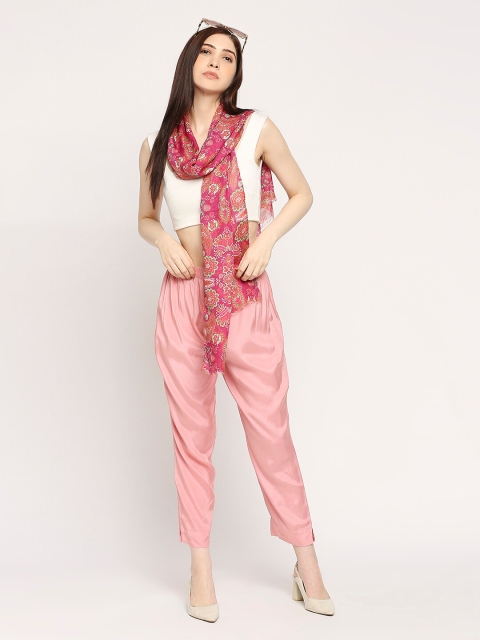 Cloth Haus India Women Floral Printed Scarf - Image 7