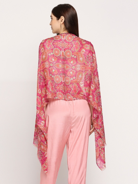 Cloth Haus India Women Floral Printed Scarf - Image 5