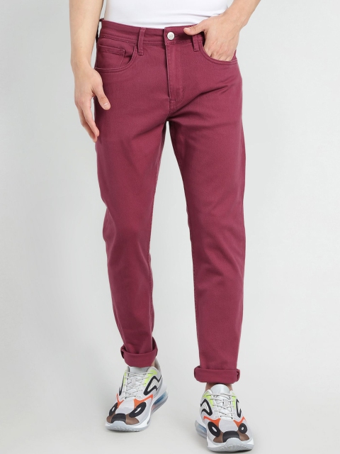 Flying Machine Men Tapered Fit Mid-Rise Chinos