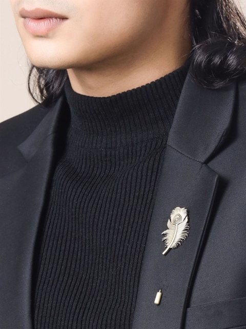 COSA NOSTRAA Men Peacock Grace Lapel Pin Brooch - Image 7