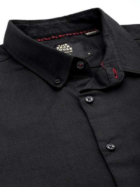 THE BEAR HOUSE Men Slim Fit Opaque Casual Shirt - Image 2