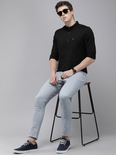 THE BEAR HOUSE Men Slim Fit Opaque Casual Shirt - Image 7