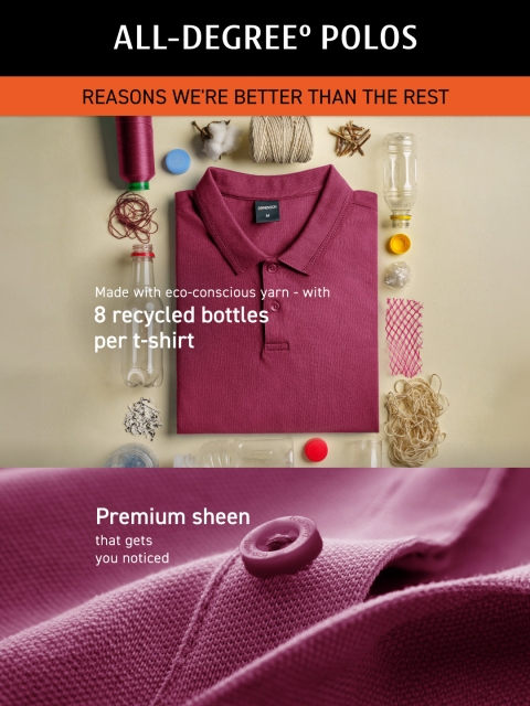 DaMENSCH Thermoregulating Regular Fit 2 Button Polo T-shirt - Image 2