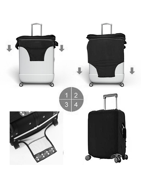 Kuber Industries Set Of 2 Printed Water Resistant Anti Wrinkle Luggage Cover - Image 6