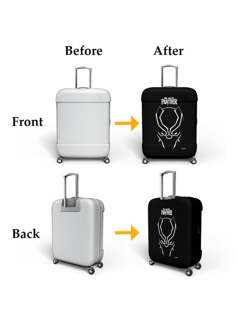 Kuber Industries Set Of 2 Printed Water Resistant Anti Wrinkle Luggage Cover - Image 5