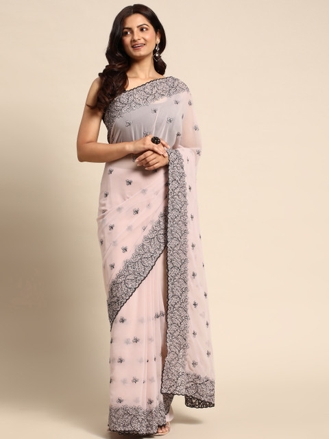 kasee Floral Pure Chiffon Saree