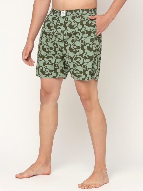 UnderJeans by Spykar Men Printed Cotton Boxers- UJNPBX0049040 - Image 3