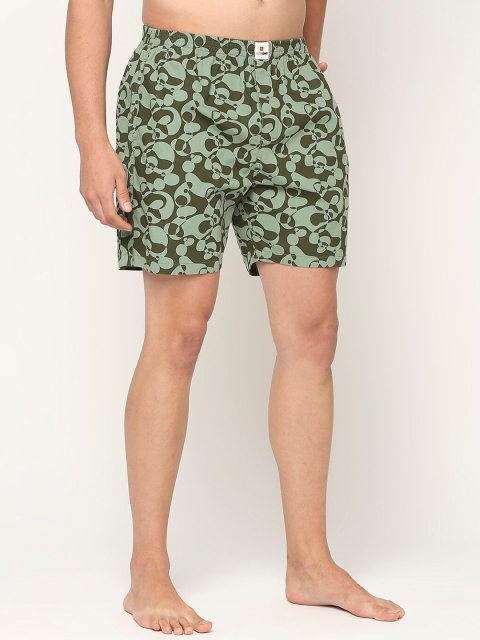 UnderJeans by Spykar Men Printed Cotton Boxers- UJNPBX0049040 - Image 2