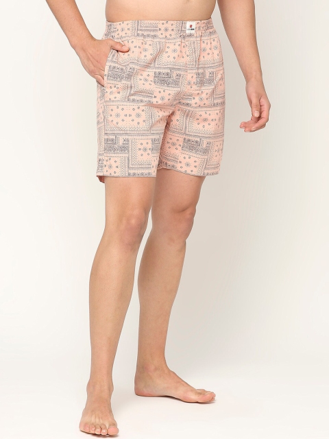 UnderJeans by Spykar Men Printed Cotton Boxers- UJNPBX0049045 - Image 2