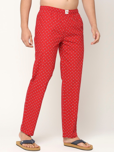 UnderJeans by Spykar Men Printed Cotton Lounge Pants - Image 2