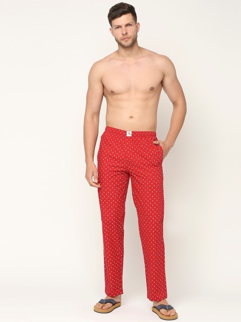 UnderJeans by Spykar Men Printed Cotton Lounge Pants - Image 5
