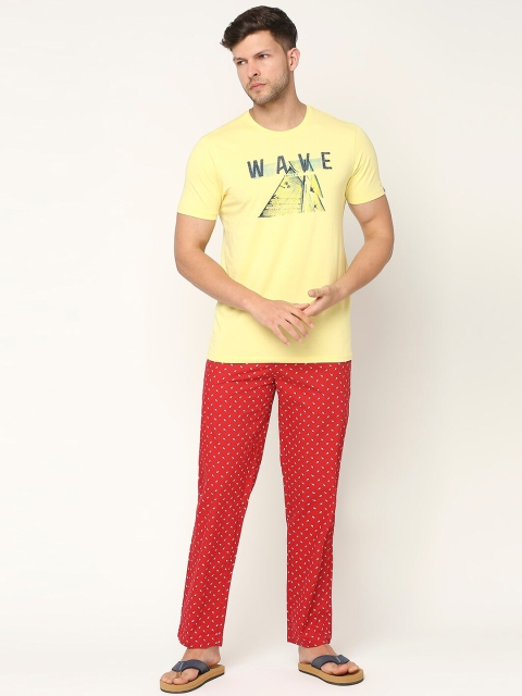 UnderJeans by Spykar Men Printed Cotton Lounge Pants - Image 6