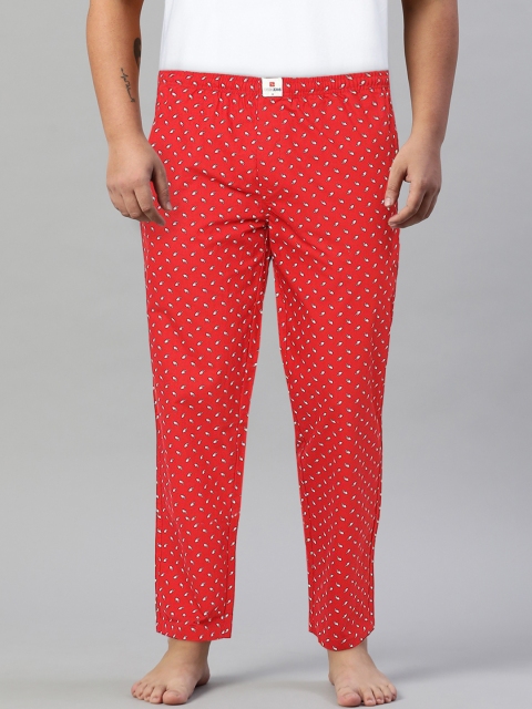 UnderJeans by Spykar Men Printed Cotton Lounge Pants - Image 8