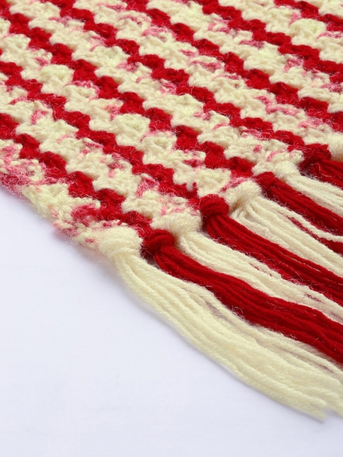 Magic Needles Self Design Acrylic Scarf - Image 5