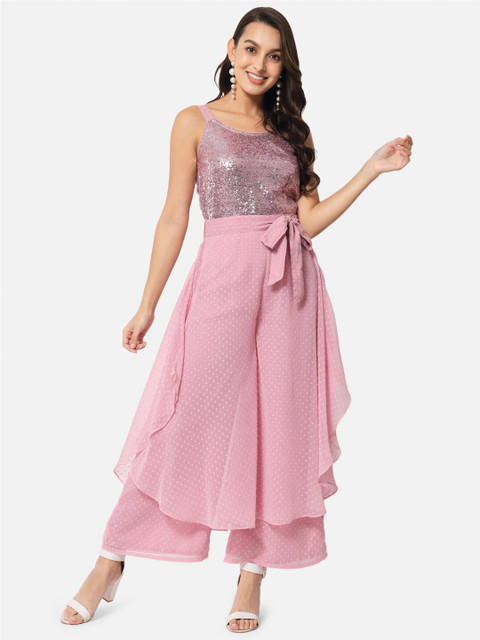 ALL WAYS YOU Sequinned Embellished Culotte Jumpsuit