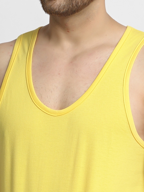 Friskers Men Cotton Sleeveless Gym Vest - Image 2