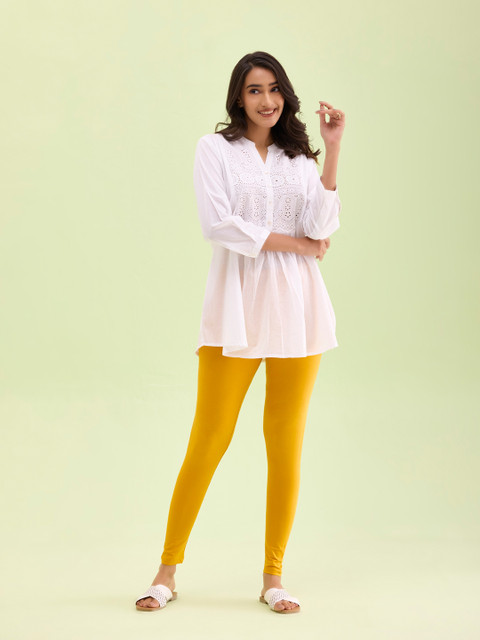 Go Colors Slim-Fit Ankle-Length Leggings - Image 2