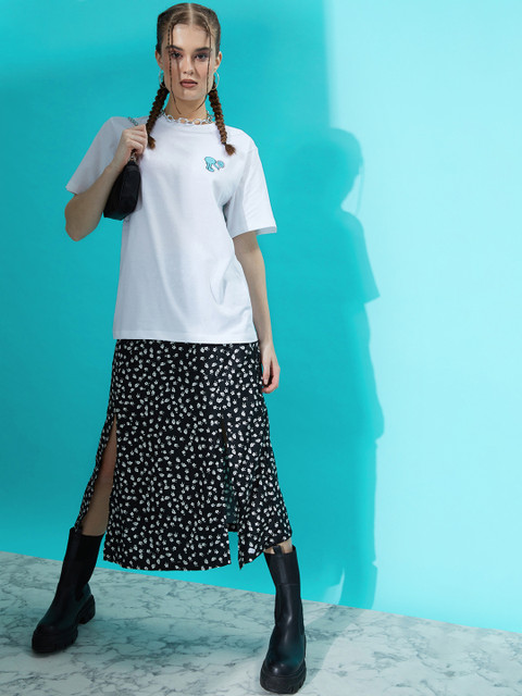 Difference of Opinion Pure Cotton Printed Oversized T-shirt - Image 2