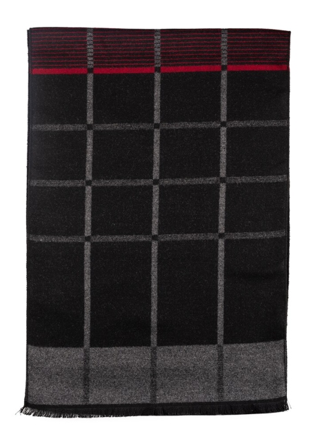 The Tie Hub Men Woolen Checked Scarf - Image 2