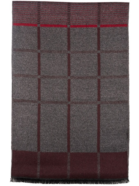 The Tie Hub Men Woolen Checked Scarf - Image 3