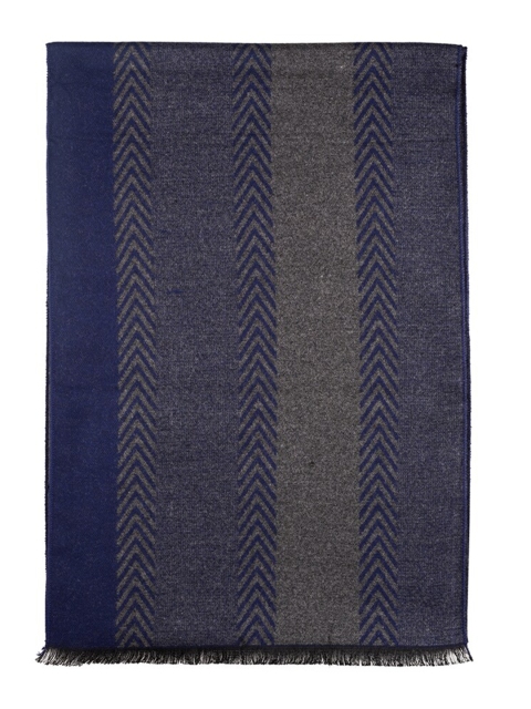 The Tie Hub Men Woolen Self Design Scarf - Image 2