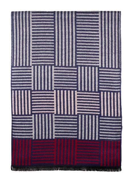 The Tie Hub Men Woolen Checked Scarf - Image 2