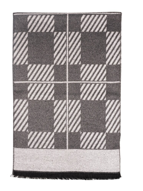 The Tie Hub Men Woolen Checked Scarf - Image 2