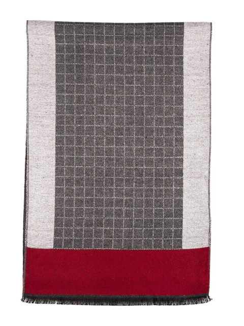 The Tie Hub Men Wool Checked Scarf - Image 2