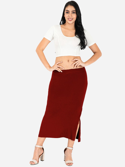 indian flower Side Slit Saree Shapewear - Image 4