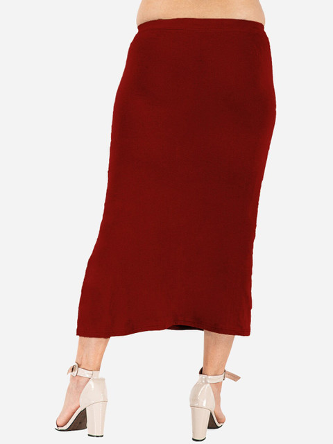 indian flower Side Slit Saree Shapewear - Image 3