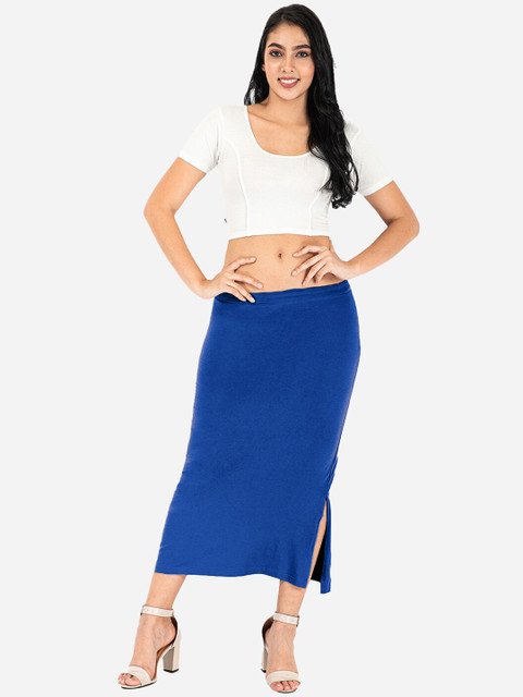 indian flower Side Slit Saree Shapewear - Image 4