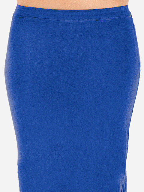 indian flower Side Slit Saree Shapewear - Image 5