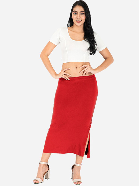 indian flower Side Slit Saree Shapewear - Image 4