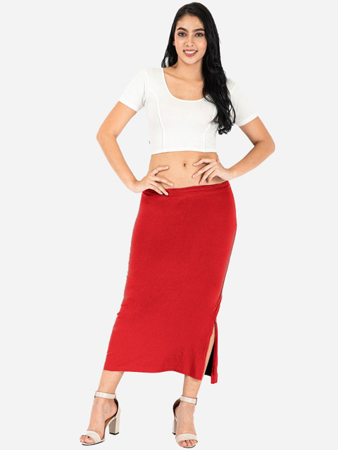 indian flower Side Slit Saree Shapewear - Image 4