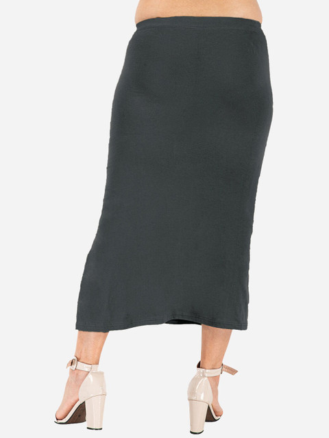 indian flower Side Slit Saree Shapewear - Image 3