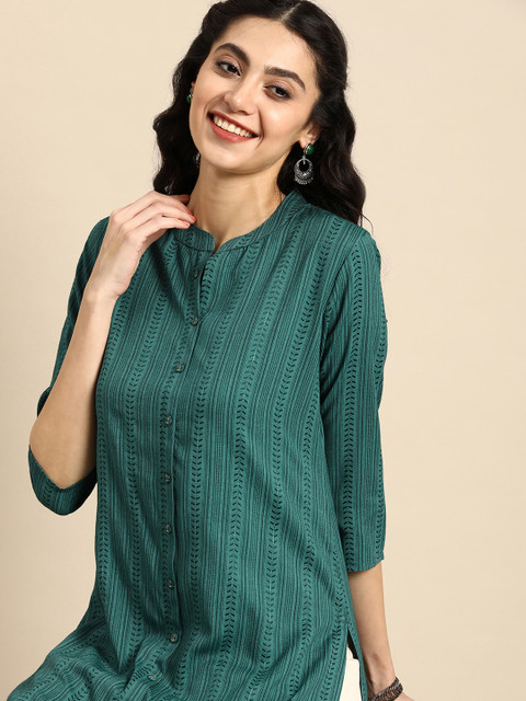 Anouk Woven Design Kurta