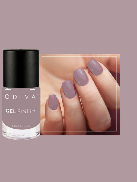 ODIVA Gel Finish Mirror Shine Long-Wearing Nail Polish 11 ml - Saint Dor 027 - Image 4