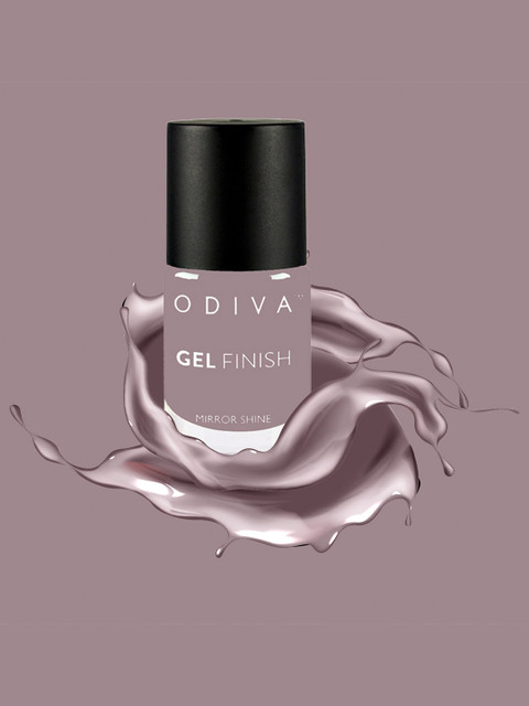 ODIVA Gel Finish Mirror Shine Long-Wearing Nail Polish 11 ml - Saint Dor 027 - Image 3